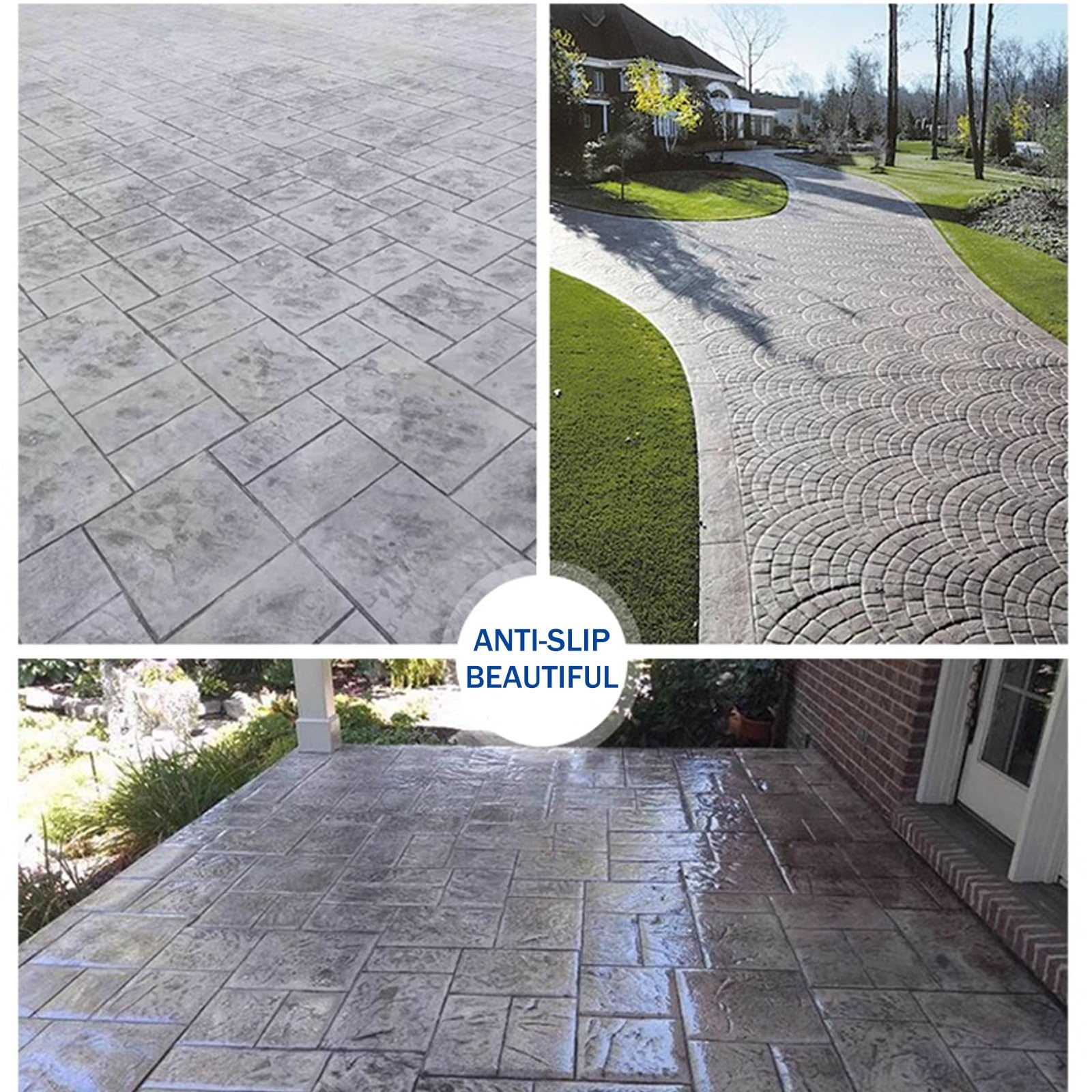 Forma do betonu, formy skalne do betonu, materiał PU, antypoślizgowa tekstura, powierzchnie "zrób to sam" z wytłoczonym wzorem na ściany, ścieżki podłogowe