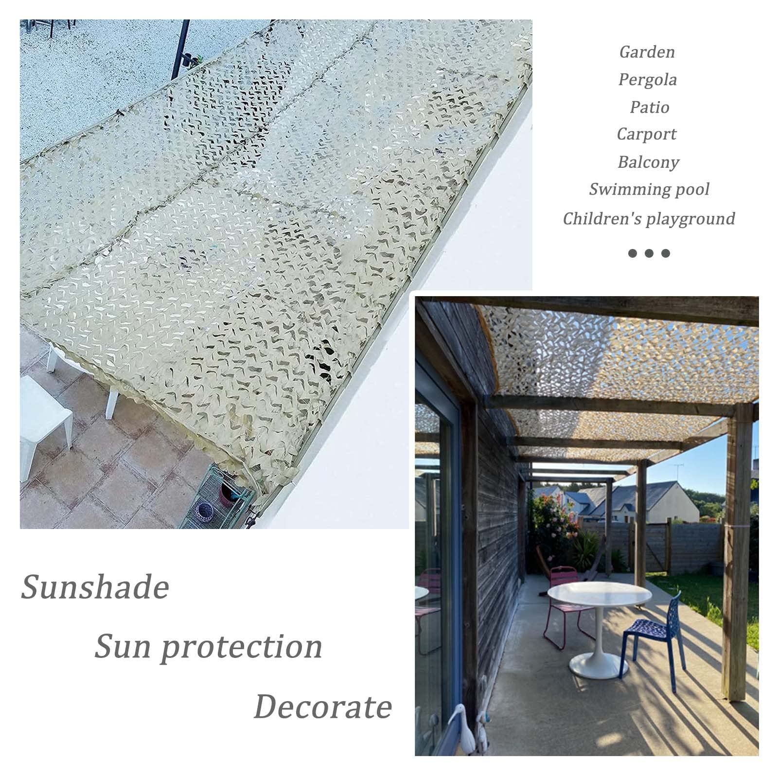 Camouflagenetten Beige 2x3m 2x4m 2x6m 3×3m 3x4m 4x6m