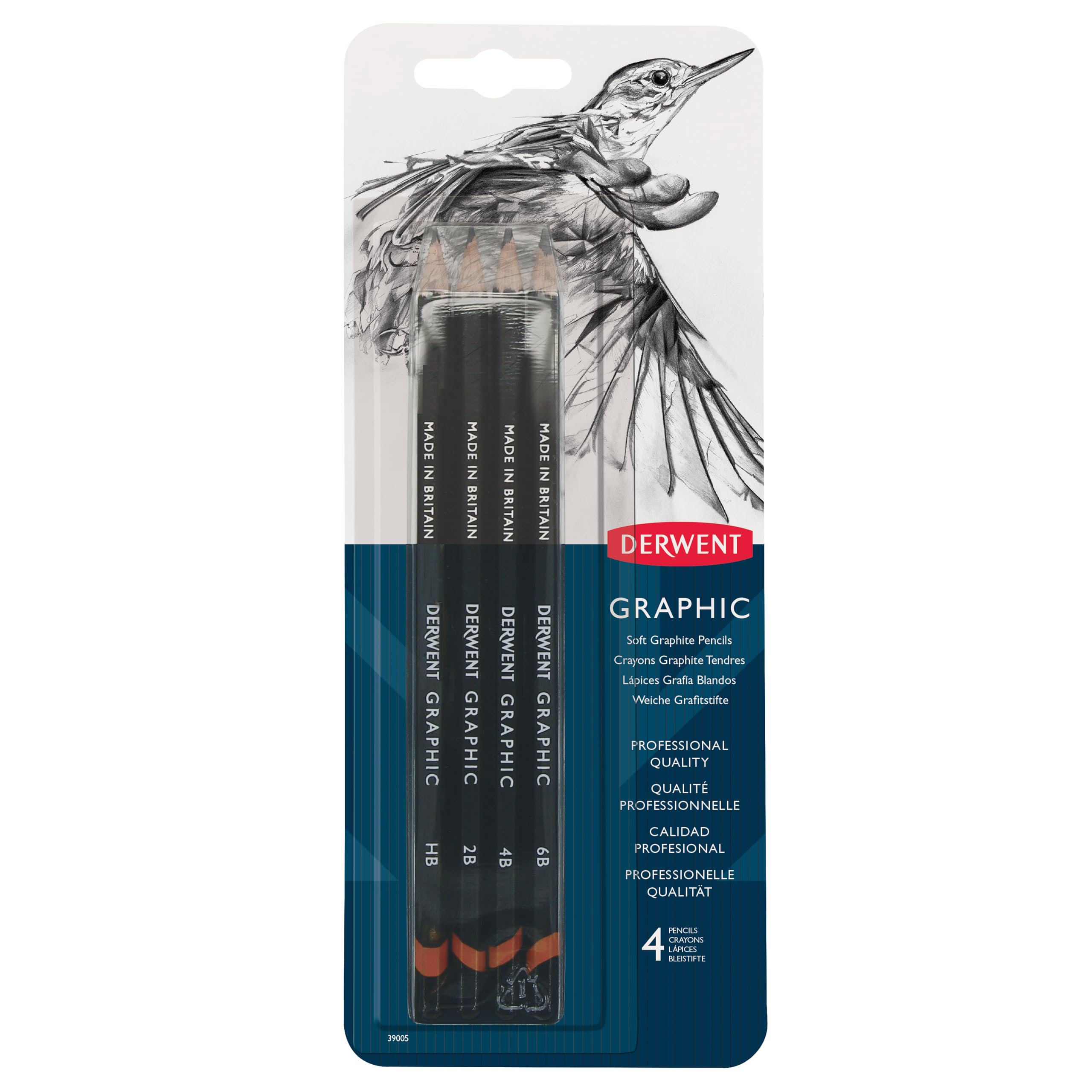 Graphic Pencils, Soft, Pack, 4 Count (39005)