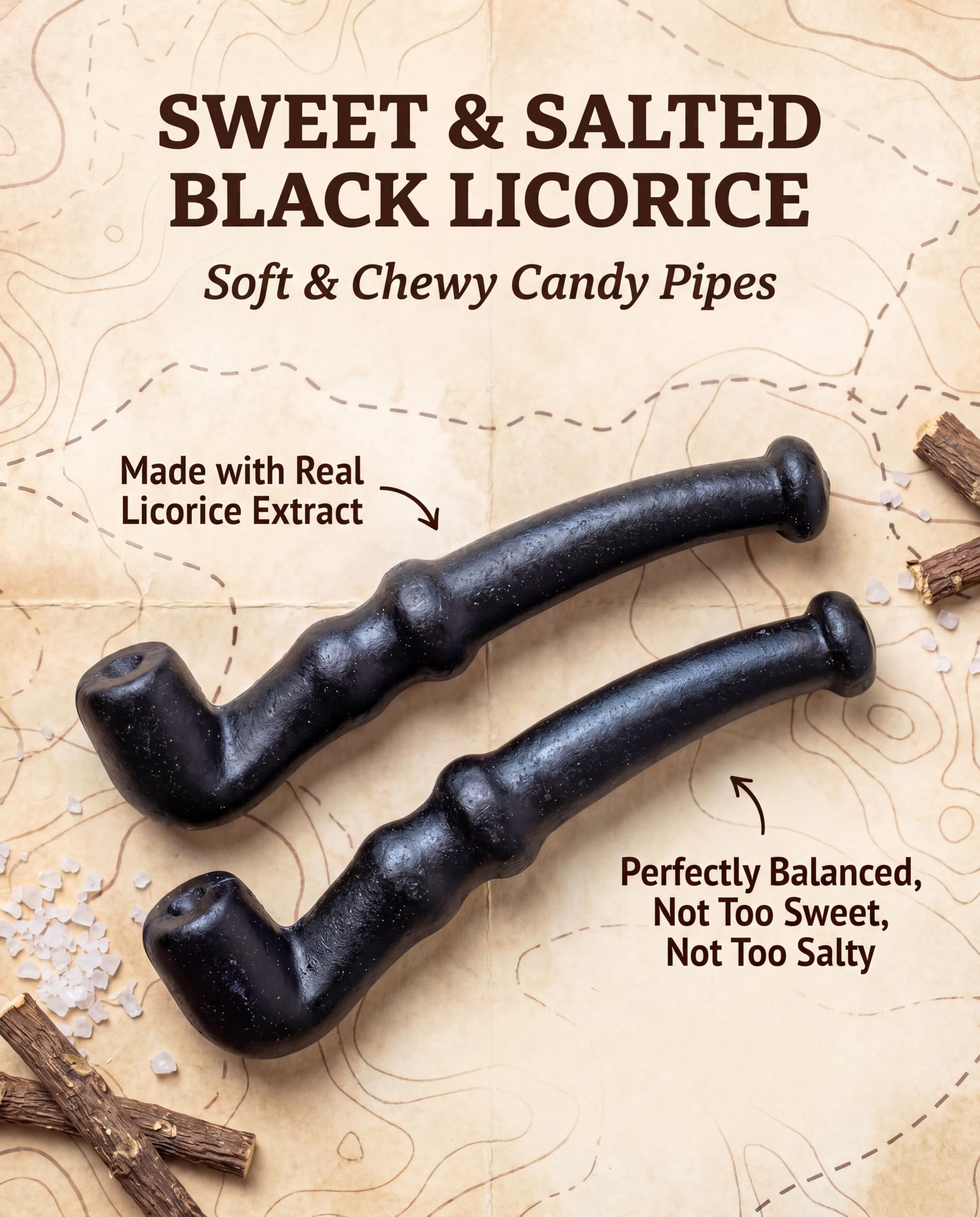 licorice pipe tobacco Amazon.com : La Pipette Gourmet Black Licorice Pipes - Old Fashioned  Individually Black Wrapped Candy Liquorice - Sweet & Salted, Soft Finnish  Licorice Gift