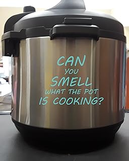 Can You Smell What The Pot is Cooking? - Mint 5 Inch - Vinyl Decal Sticker for Pressure Cooker