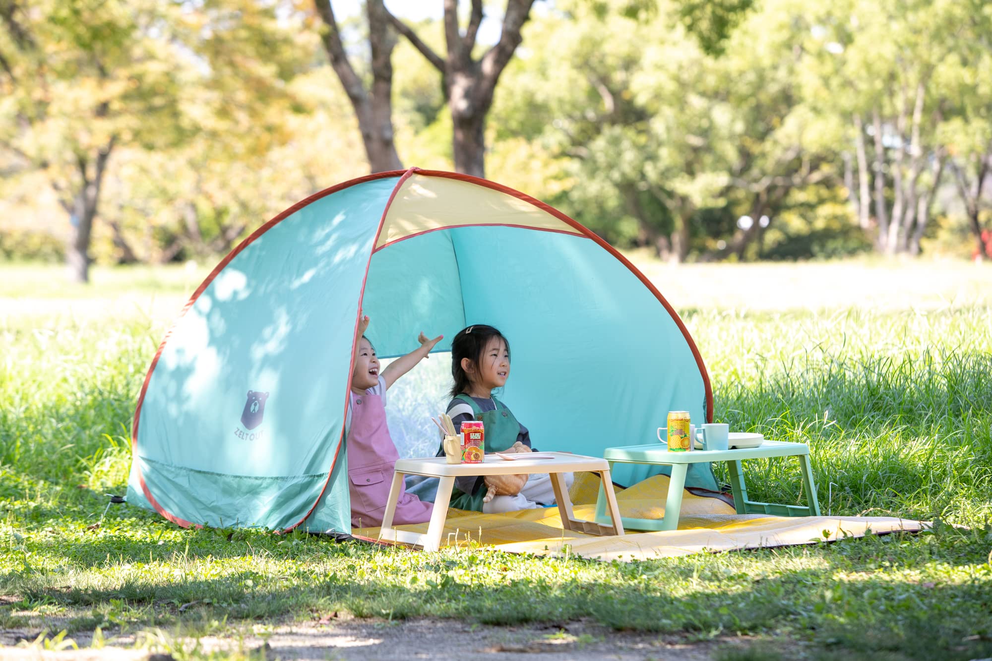 ツェルトアウト ポップアップ テント BE アウトドア 日よけ 運動会 子供 グラスファイバー ピクニック キャンプ (SE) Amazon | ツェルトアウト ポップアップ テント BE アウトドア 日よけ