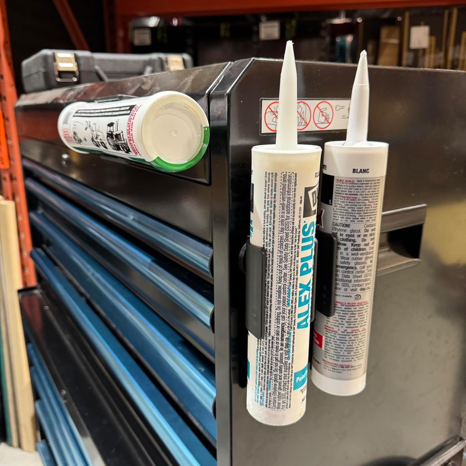 StealthMounts Magnetic Tube Holder | 2 Pack | Storage Rack for Grease, Silicone, Mastic & Adhesive Tubes