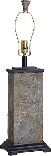 Miniatura 10 de Kenroy Home 31202 Bennington Lámpara de mesa de pizarra con acabado de pizarra natural, estilo rústico, 29 pulgadas de alto, 16 pulgadas de ancho,