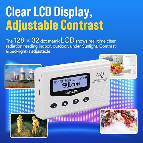 Miniatura 3 de GQ GMC-320S Digital Detector de radiación nuclear Monitor Medidor Geiger Contador Dosímetro de radiación