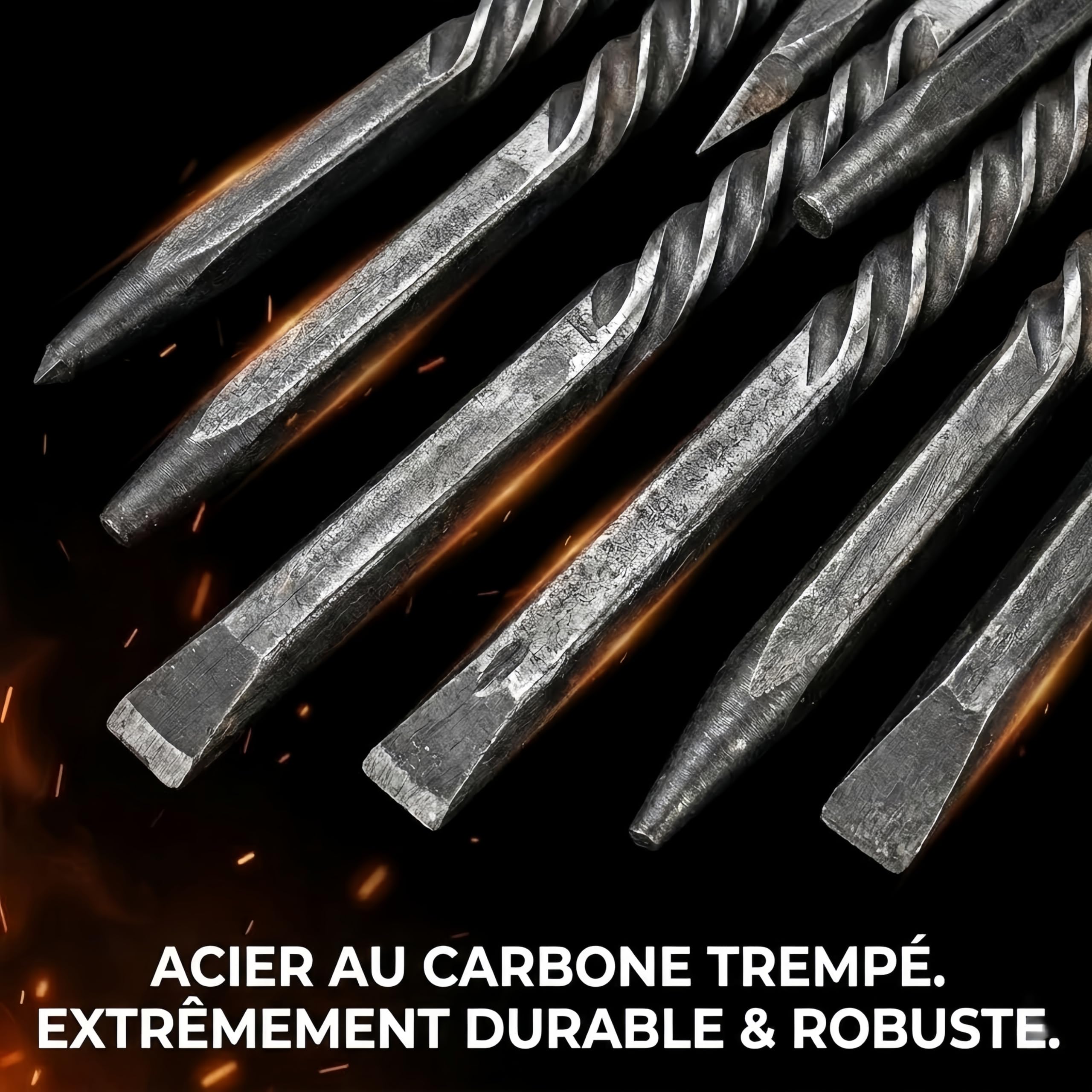 WAHEWUD 20-teiliges professionelles Schmuck-Amboss-Meißel-Werkzeug-Set, Metall-Gravur-Werkzeug-Set, tragbares Design in mehreren Größen, kompaktes Stahl-Stanzer-Set, für