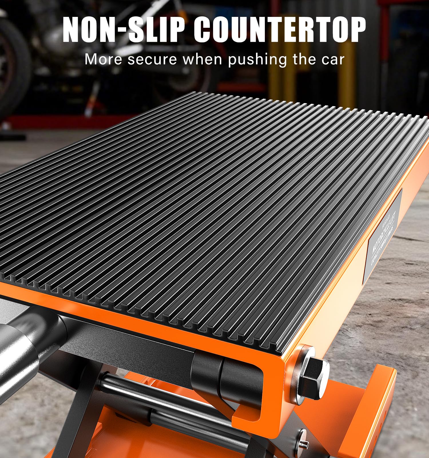Sollevatore a forbice per moto, 500 kg, capacità 150%, portata 85 mm-350 mm, tavolo di sollevamento portatile per moto, ATV, scooter, moto da cross, con accessori opzionali