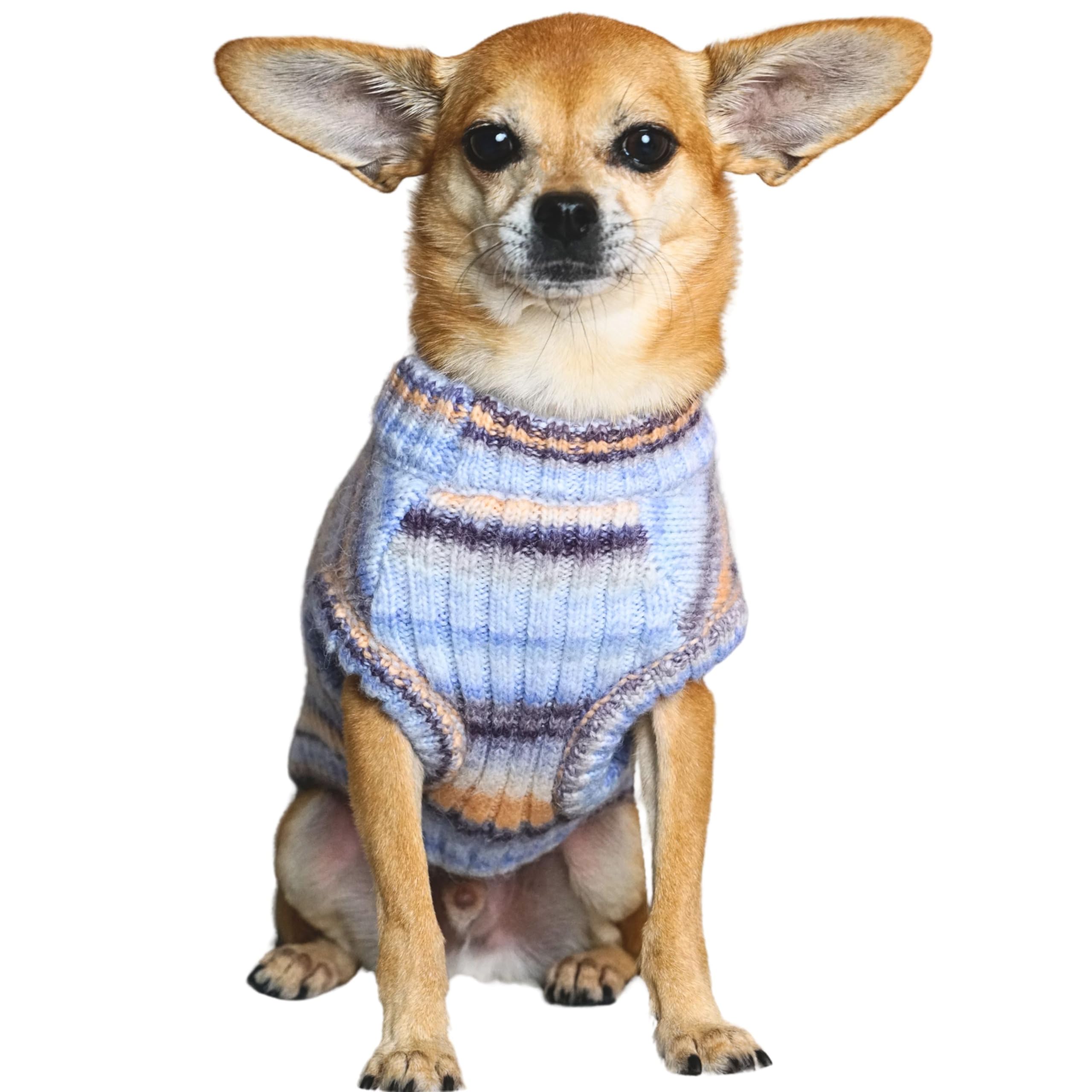 Pull de Noël pour chiens de créateur, tricot premium doux et dégradé haute qualité