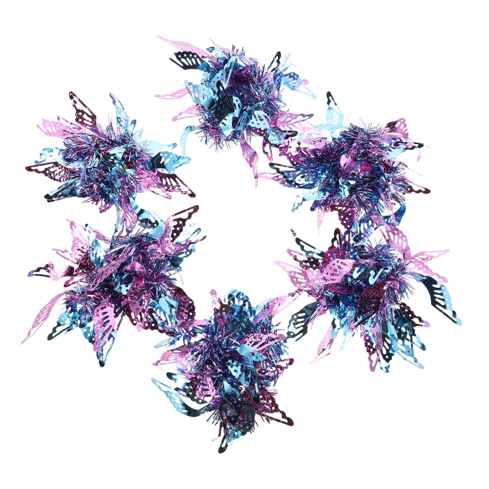 BESTonZON Cheerleading Flower Ball Lightweight Boys and Girls Dance Hand Flower Pom Poms Cheerleading Accessories Metallic Pompoms Bracelet