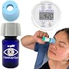 e-Pill TimeCap Eye Reminder & Guide | Aid for Precise Eyedrop Application Blue Reminder & Guide