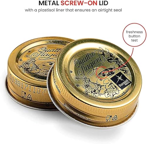 Miniatura 4 de Bormioli Rocco, set de 12 frascos de conservas de Quattro Stagioni.