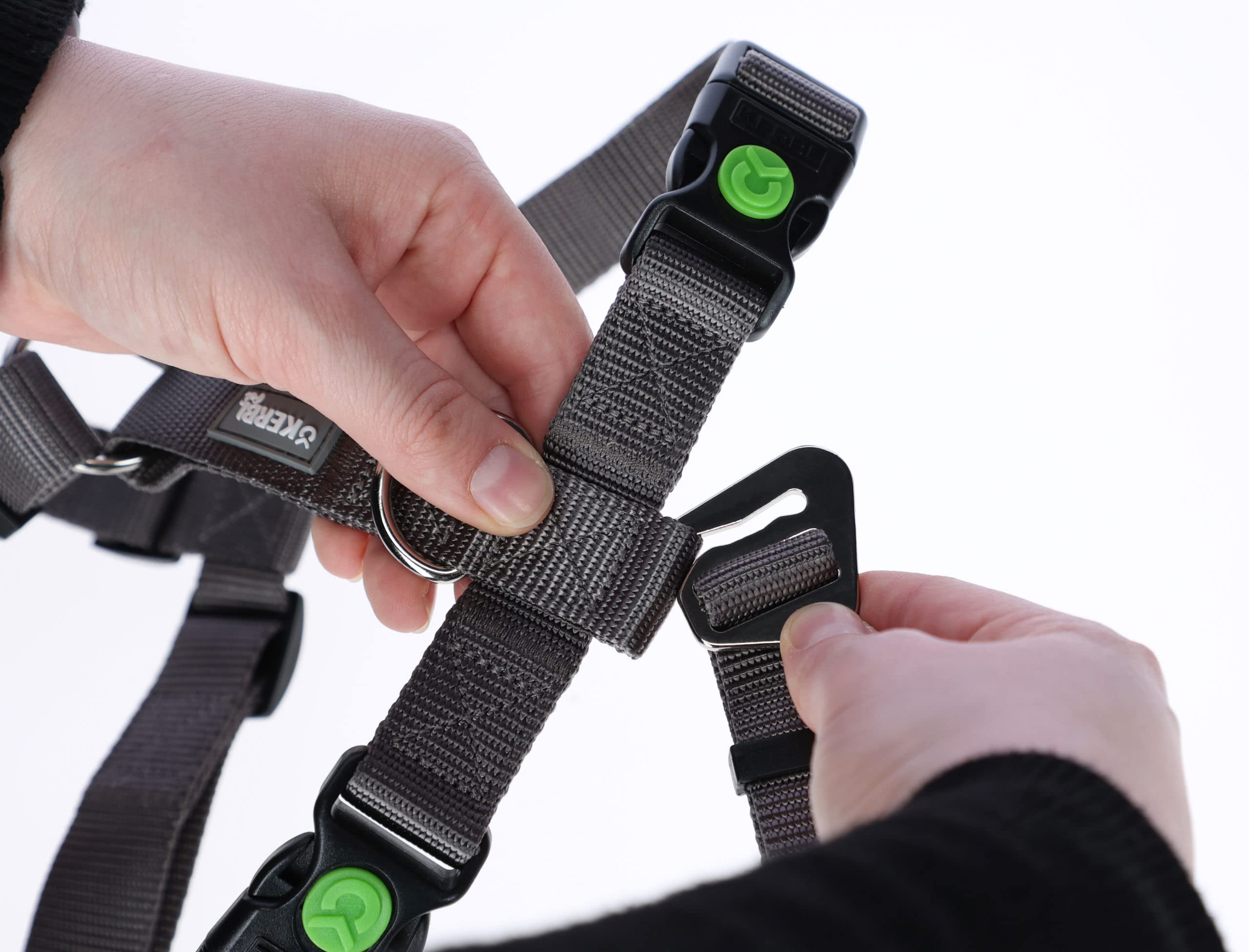 Pettorina Antipanico Kerbl Miami Per Cani Ansiosi - Grigio, Taglia Unica - Foto 2