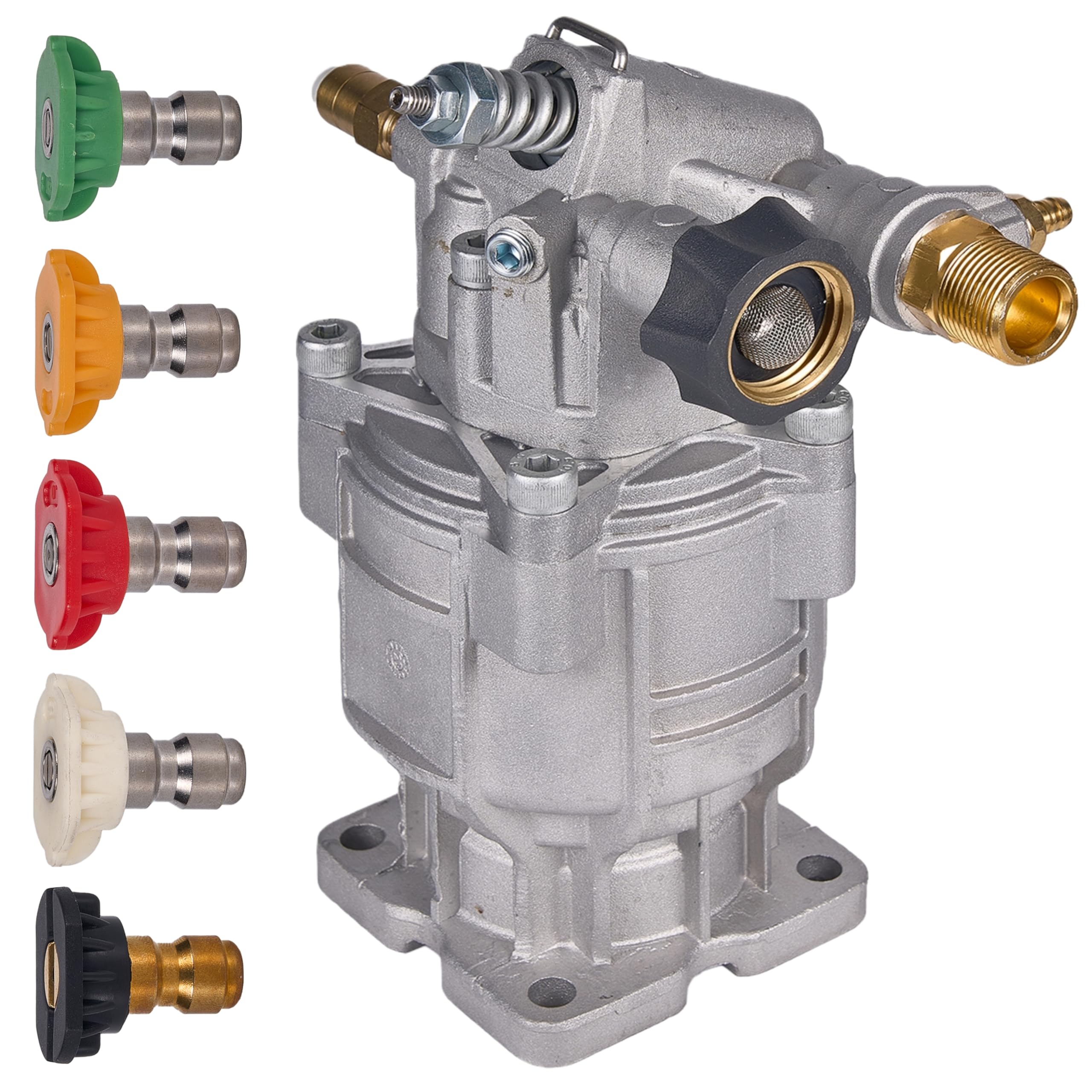 Pozioma pompa ciśnieniowa z wałem 3/4 cala, 2600-3000 PSI przy 2,5 GPM, oryginalna inżynieryjna pompa OEM do Honda Simpson Ryobi itp. Większość markowych myjek z silnikiem gazowym z 5