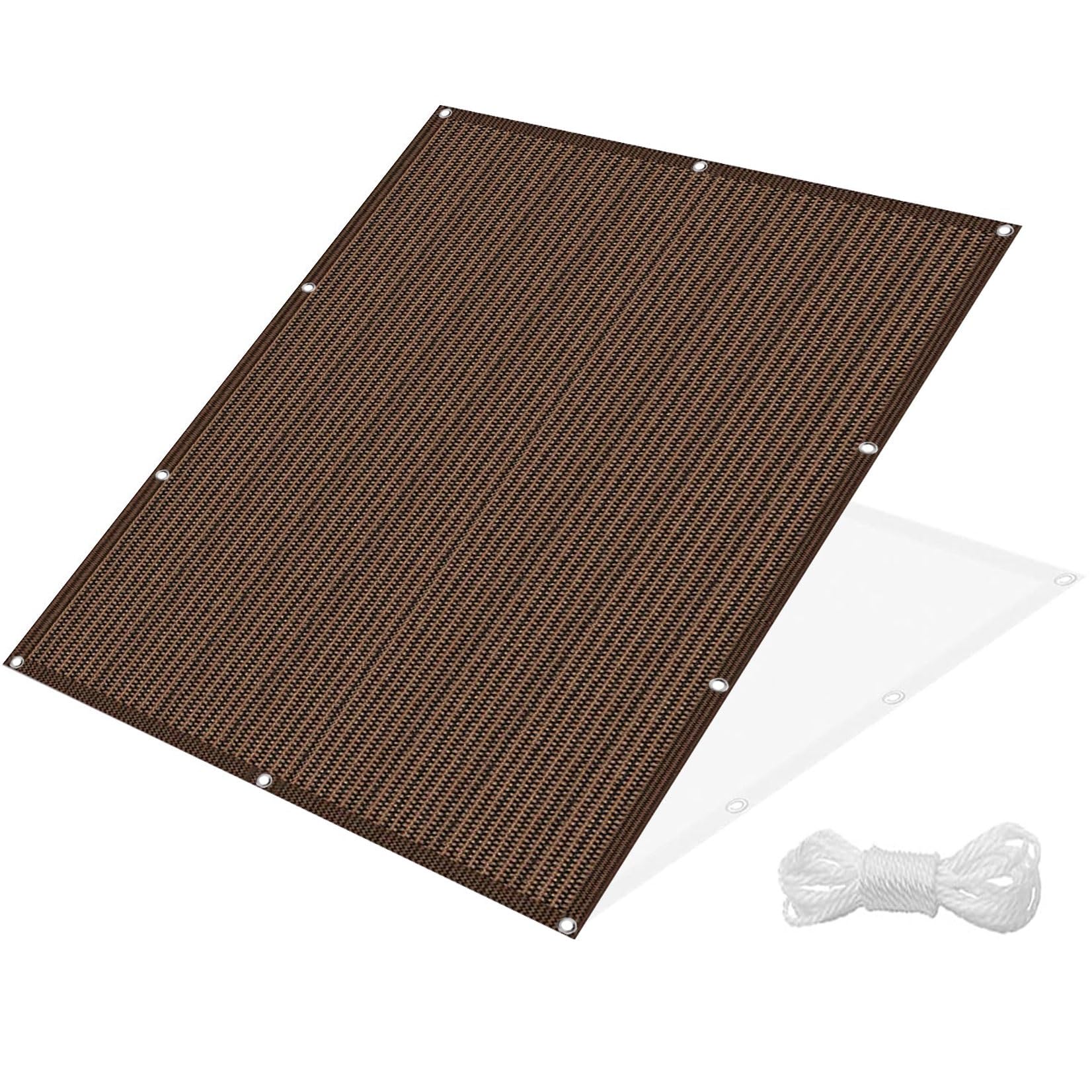 Voile d'ombrage jardin marron 160 x 650 cm pour extérieur