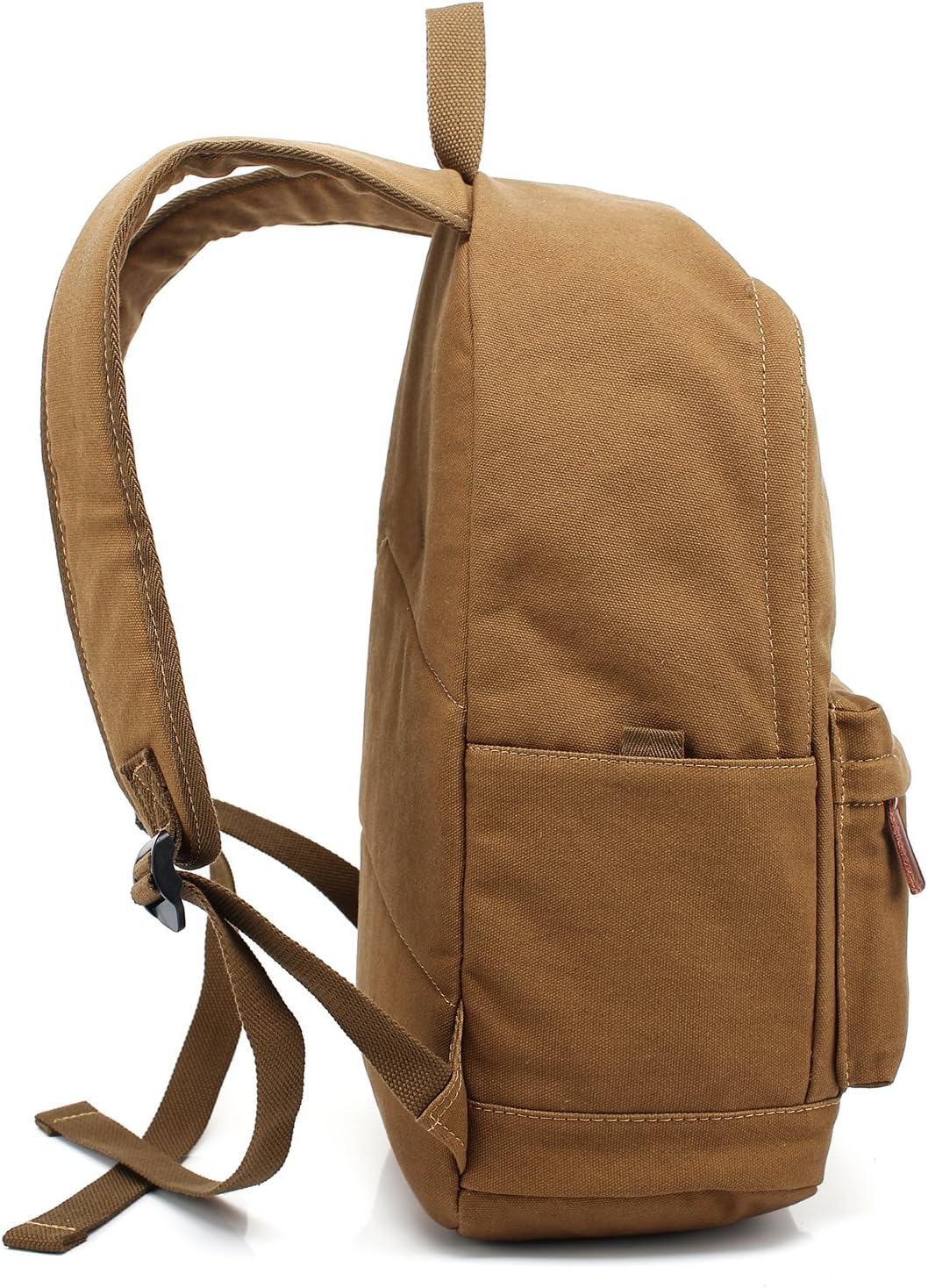 kayond Casual Style Lightweight canvas Laptop Bag/Durable Travel backpacks/Rucksack for Men&Women/Fashion Backpack Fits 15 inch Notebook (Brown)