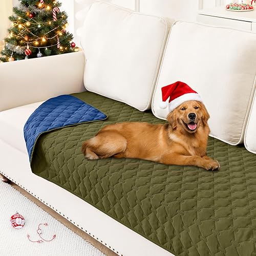 Smiry - Manta impermeable suave, reversible y lavable para perros, cama para gatos y perros a prueba de fugas, funda para sofá y muebles, 30 x 70