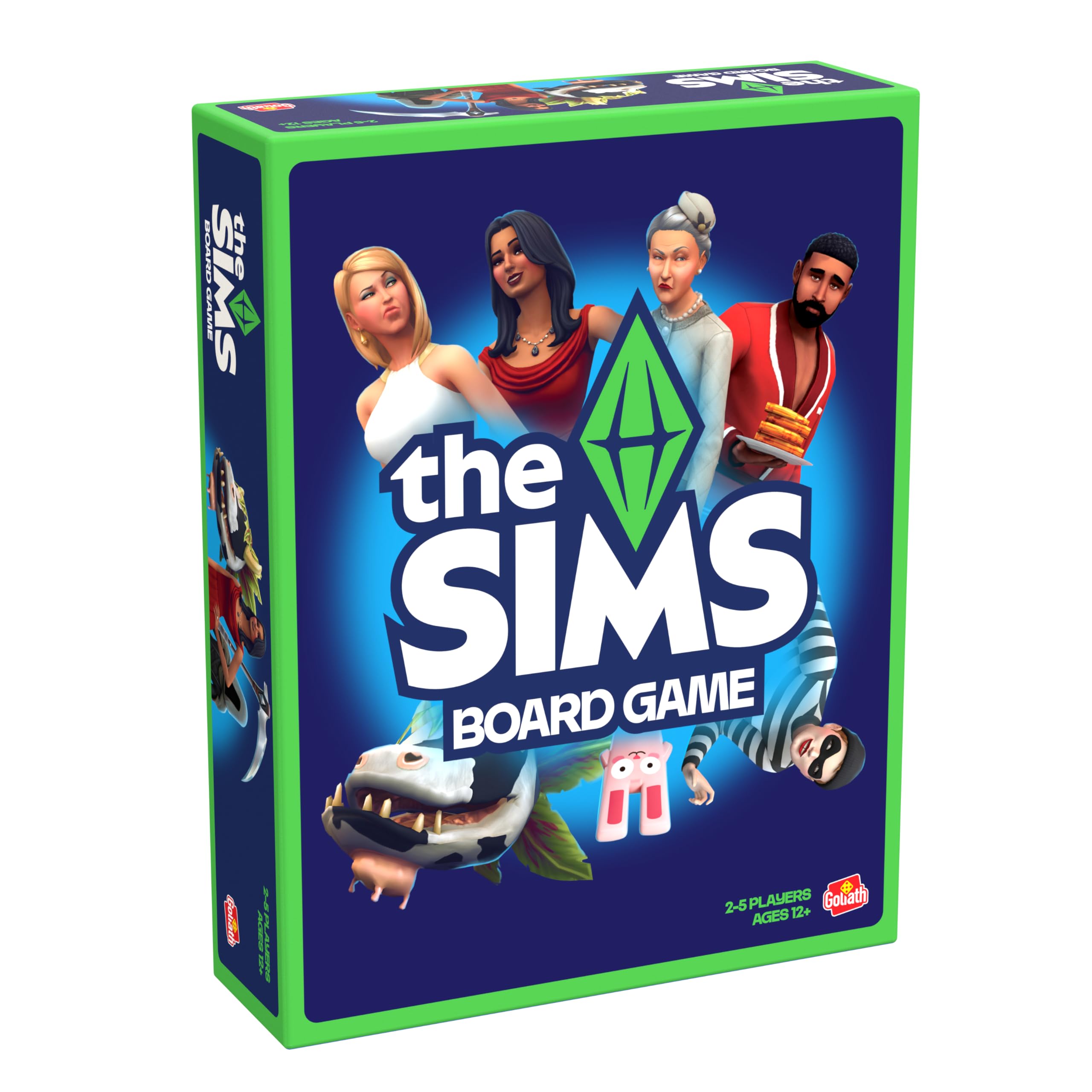 Goliath Games Prezentuje: The Sims - Gra Planszowa | Zarządzaj Twoimi Potrzebami i Realizuj Swoje Aspiracje! | Na podstawie popularnej serii gier | Gry planszowe dla dorosłych | Dla 2-5 graczy w wieku