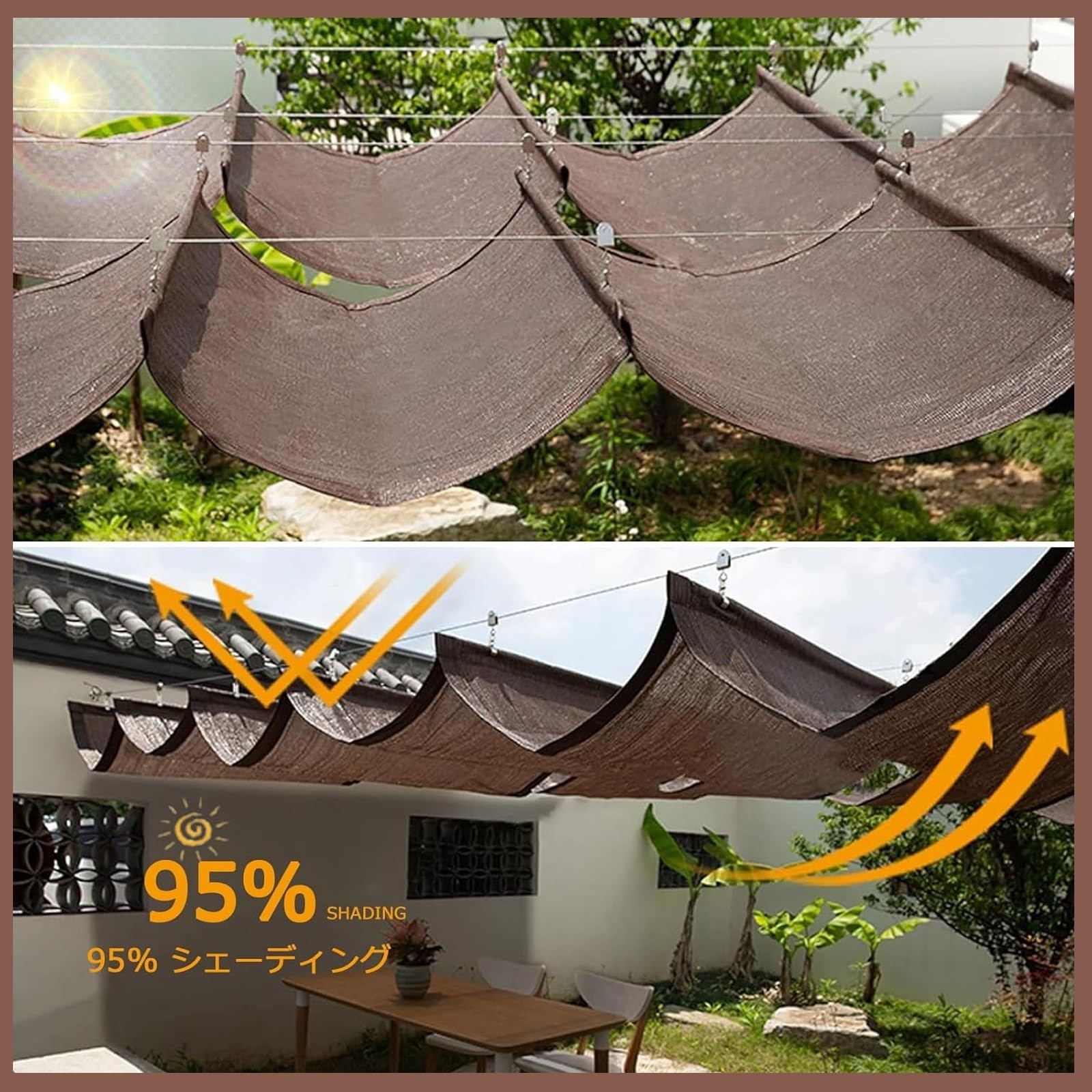 Tenda a baldacchino retrattile a forma di U, per esterni, pergola, gazebo, terrazza e giardino, 1,5 m x 3 m, impermeabile, per patio, protezione solare e resistenza ai raggi UV