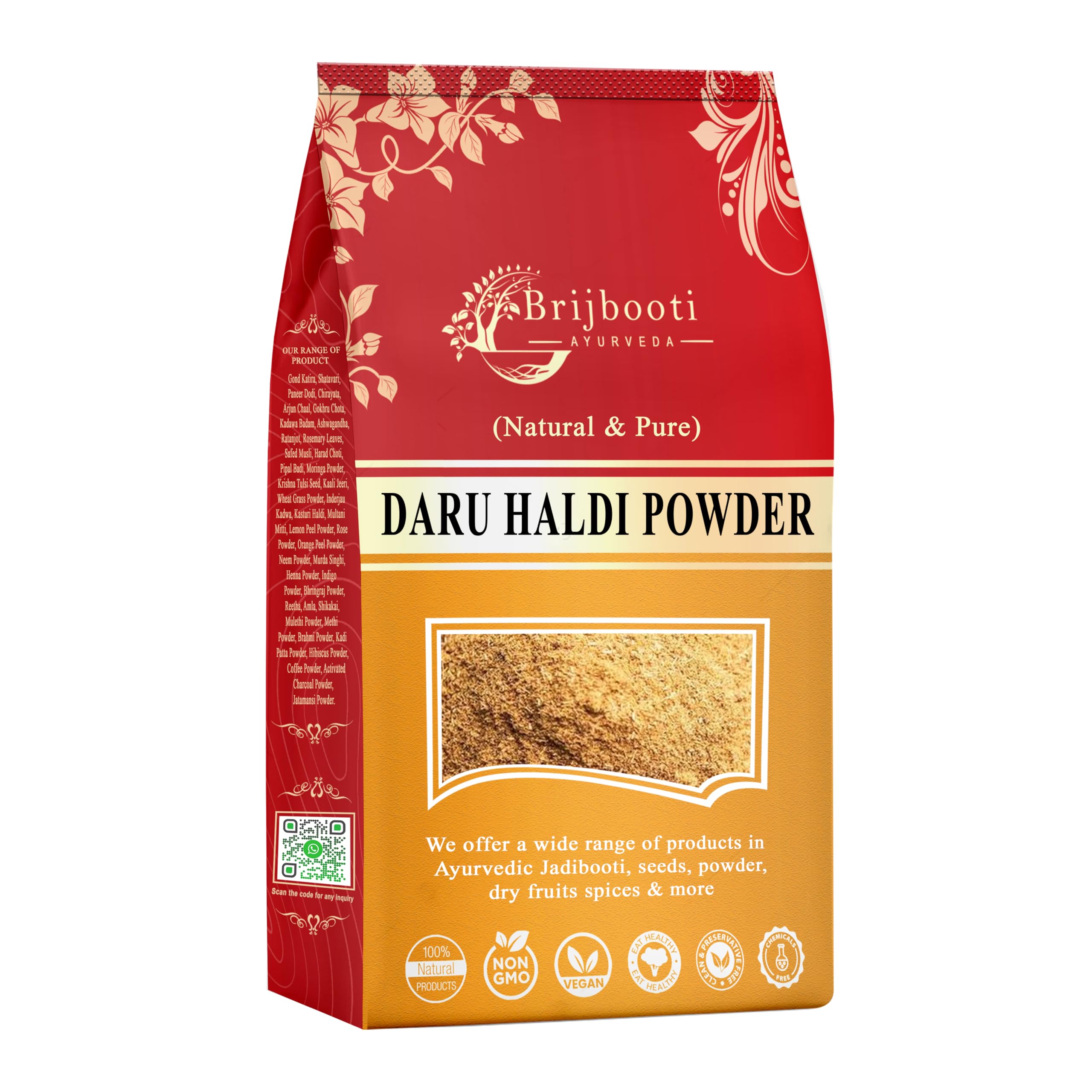BrijBooti Daru Haldi Powder (800 gm) | Berberis aristata | Indian Barberry Daru Haldi Chaal (B0CRTQW19L) Amazon Price History, Amazon Price Tracker