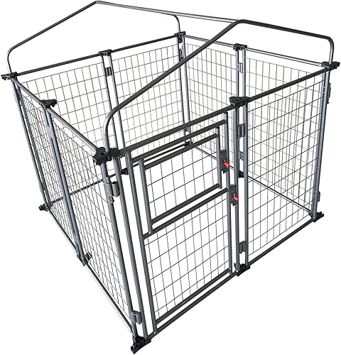 Miniatura 12 de TWO by TWO Haven - Perrera expandible, color negro, mediano