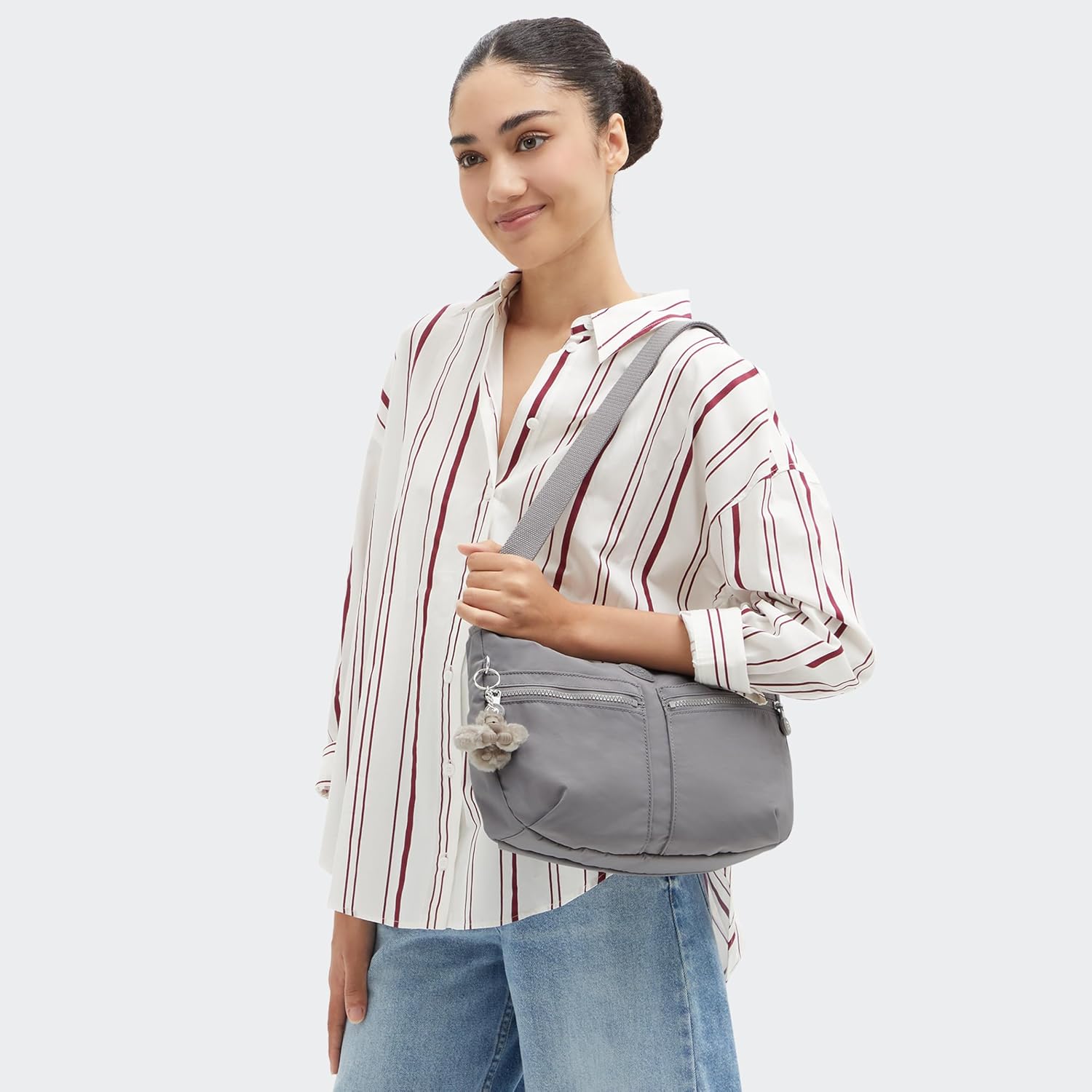 Kipling Women’s Izellah Crossbody Bag, Super Light Everyday Purse, Nylon Shoulder Bag - Image 2