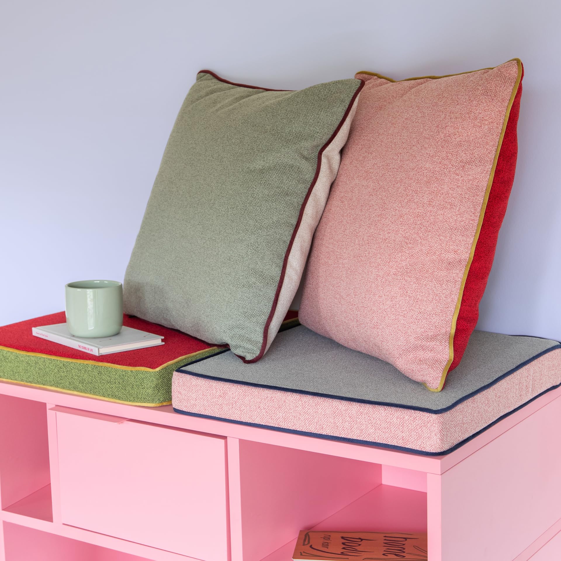 Remember Kissen Cashew, 45 x 45 cm, Polyester, Dekokissen für Sofa und Bett Küche, Haushalt & Wohnen