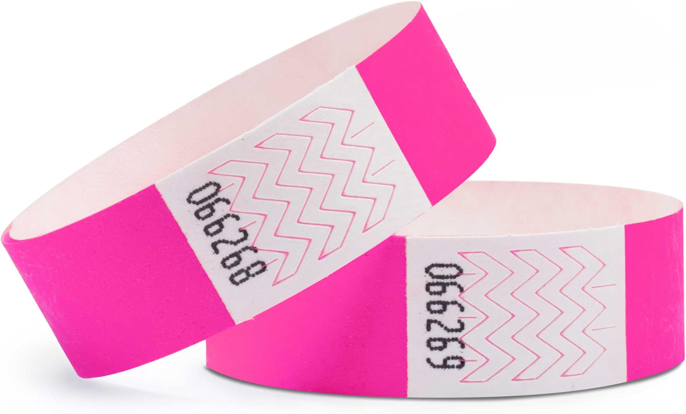 linie zwoPack of 1000 Wristbands Tyvek ® 19 mm, Neon Pink