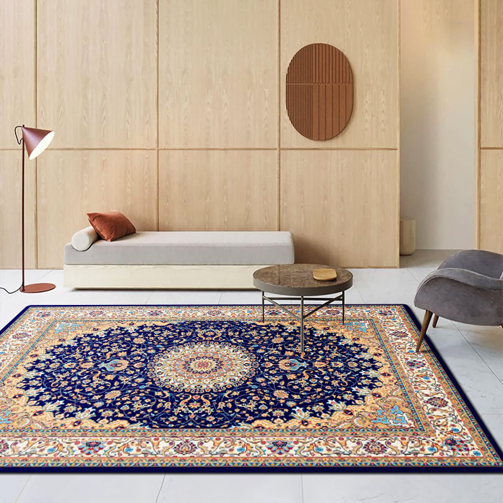 Tapis en peluche doux pour éliminer la sensation de sol froid dans le salon et la chambre