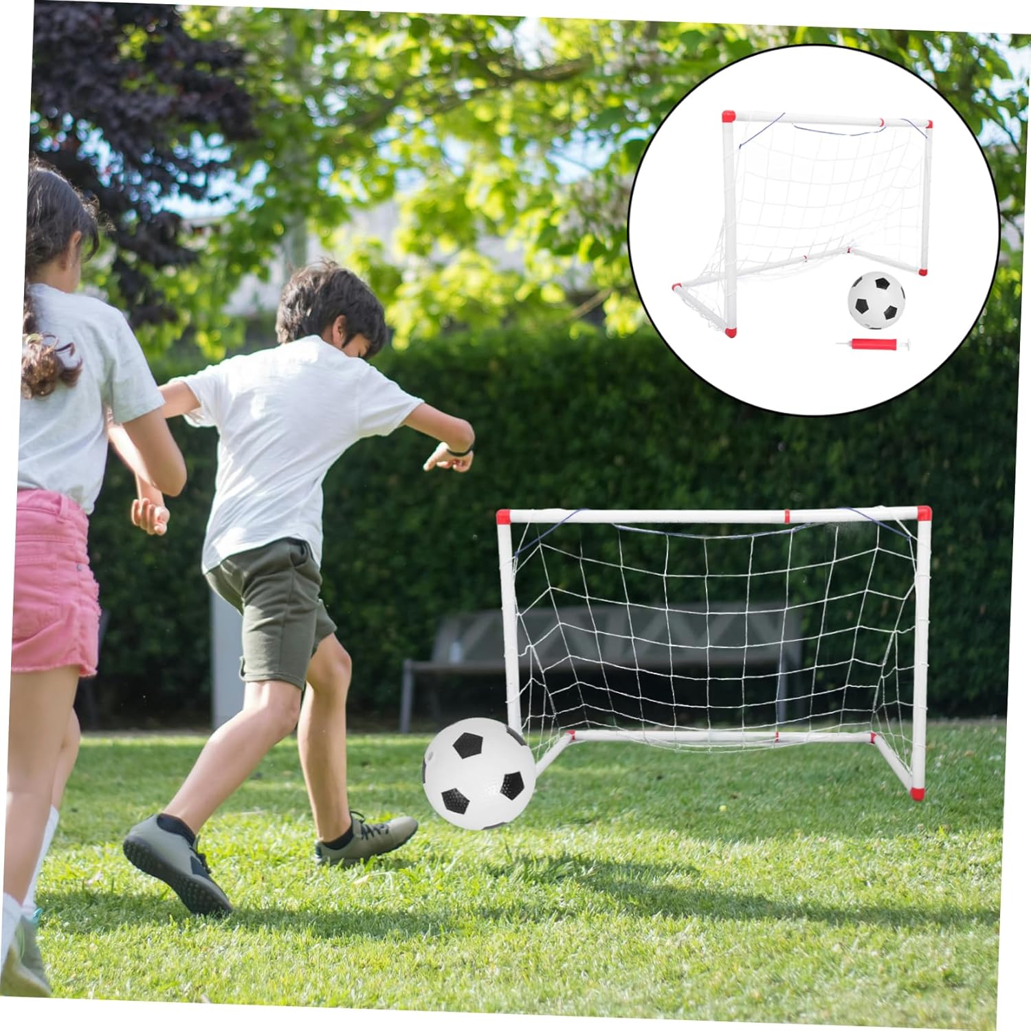 Backyard Soccer Goals Soccer Training Equipment Goal Net Sports Equipment Boys and Girls Nets Portable