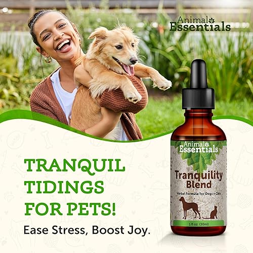 Miniatura 6 de Animal Essentials Tranquility Blend Herbal Formula for Dogs  Cats - Made in USA Calming Supplement Anxiety Relief