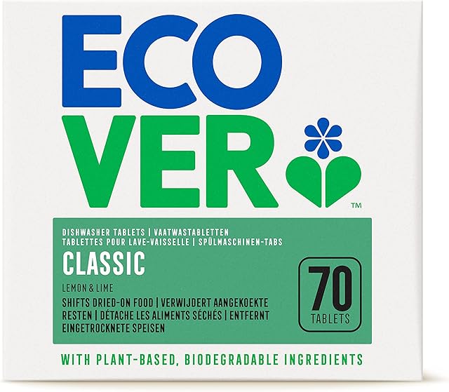 Ecover Classic Dishwasher Tablets, 70 Tablets
