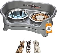 Vista 26 de Neater Feeder Express Cuencos para Perros a Prueba de Desordenes Elevados para Razas de Tamaño Mediano a Grande, Cuenco de Comida para Perros sin