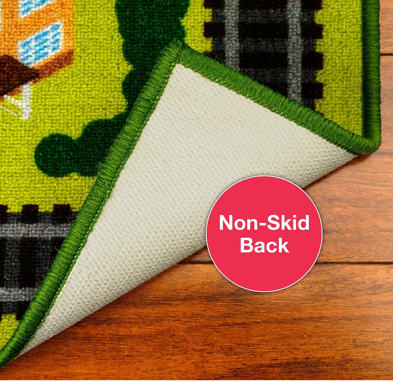 EXCELLO GLOBAL PRODUCTS Kids Activity Rugs Set 4.92 x 6.56 ft. - Country and City Roads