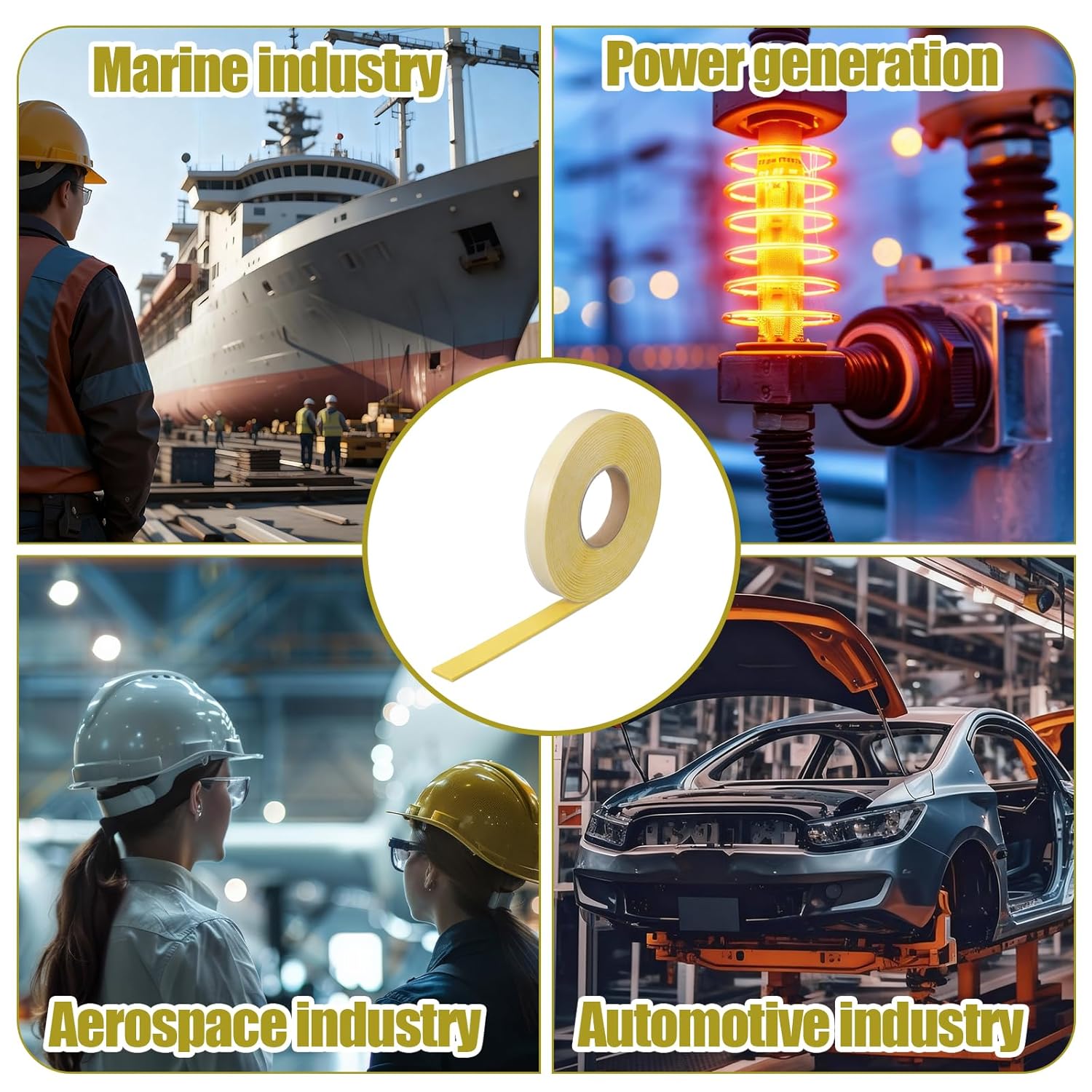 4 Pack High-Temp Vacuum Bagging Sealant Tape No-Leak Vacuum Seal Tape for Carbon Fiber, Fiberglass, Epoxy & Resin Composites