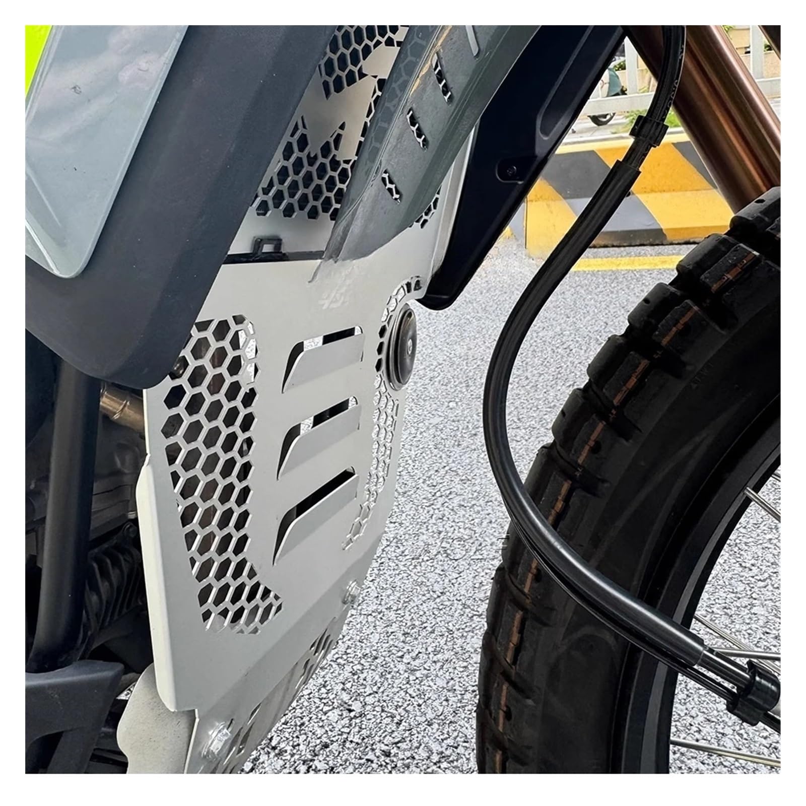 motociclistica Griglia Radiatore del Radiatore PER CFMOTO 450MT 450 MT 2024 Accessori Per Moto Protezione Anteriore Protezione Serbatoio Acqua Copertura Motore Griglia Protezione Ventola