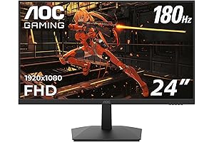 AOC 24G15N: Lightning-Fast 180Hz Gaming Monitor for Unrivaled Immersion