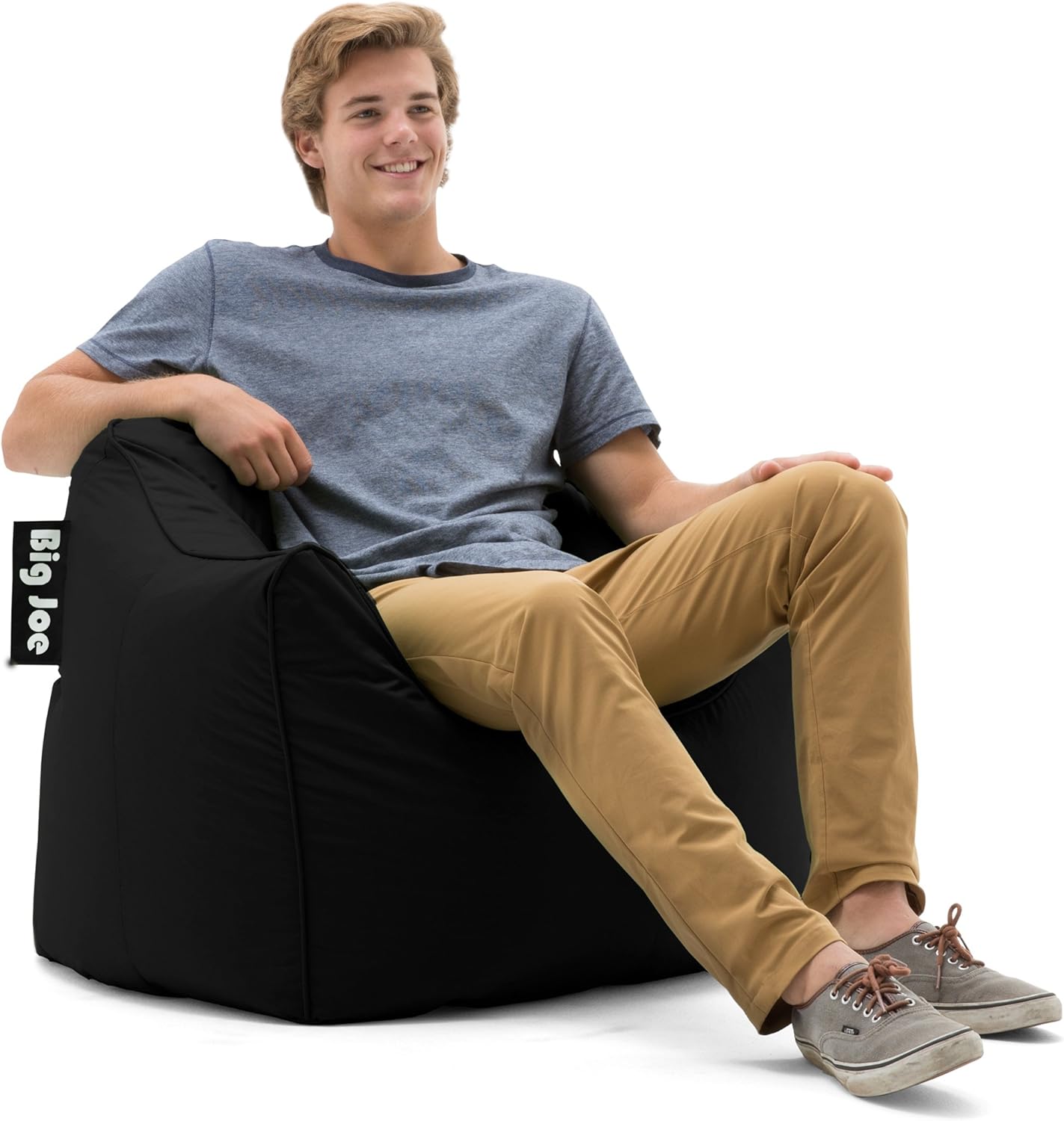 Big Joe Hug Chair, Stretch Limo Black Smartmax Home & Kitchen