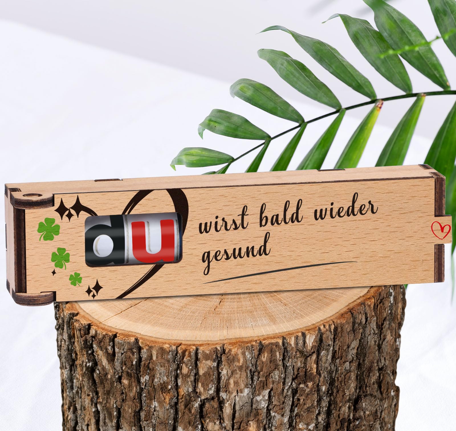 TUZELIYA Gute Besserung Geschenke - Du wirst bald wieder gesund - Duplo Geschenkbox - Gute Besserung Geschenk für Frauen, Männer - OHNE Duplo