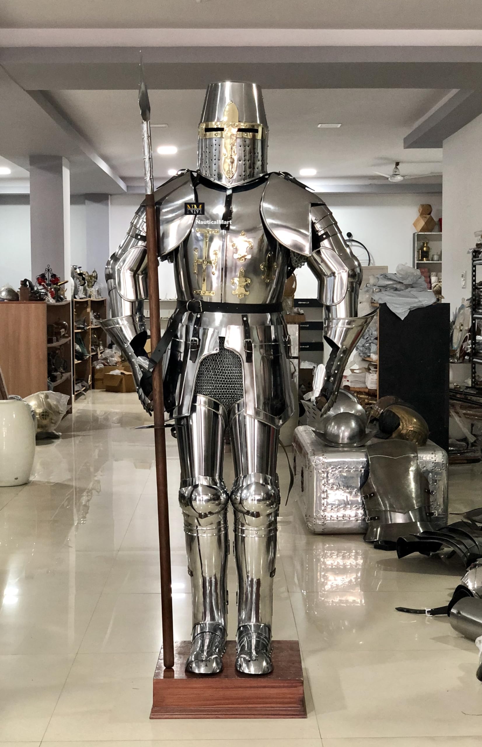 NauticalMart Medieval Knight Full Suit of Armor 15th Century Wearable Body Armour Costume
