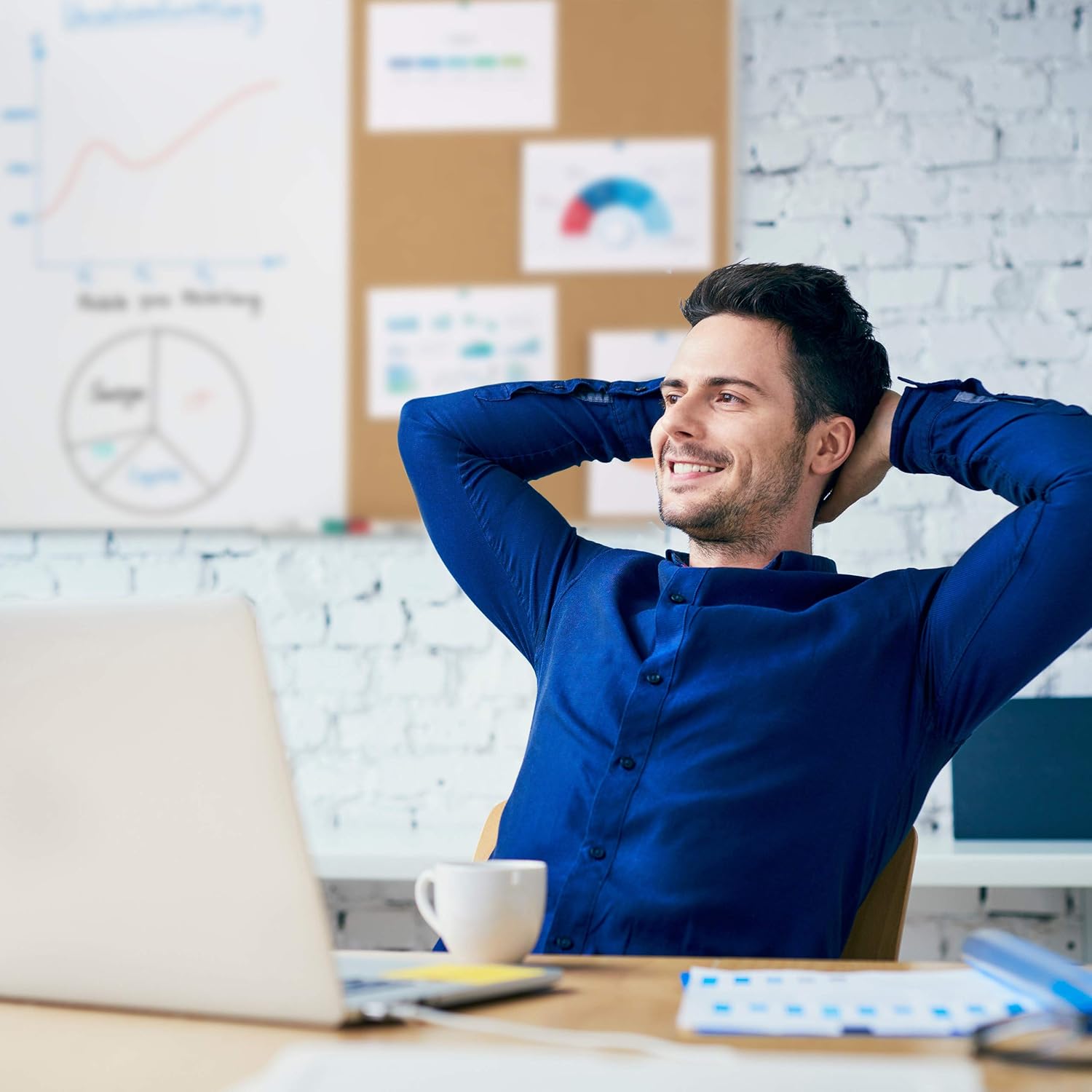 Relaxdays Combination Board, 2 in 1, Cork Pin Board & Board, Aluminium Frame