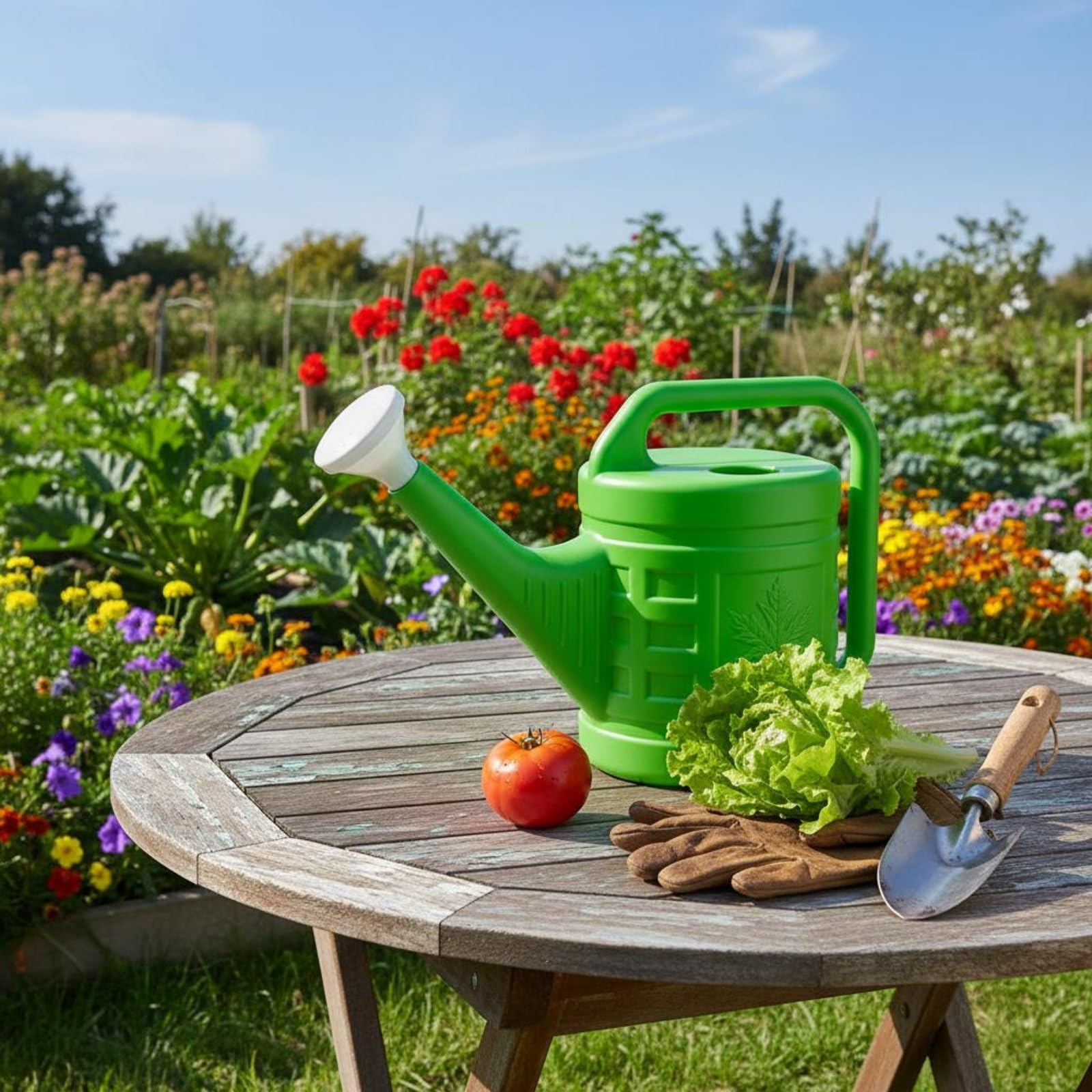 Arrosoir Jardin Arrosoir Plantes Arrosoir Arrosoir Extérieur Arrosoir Intérieur Solide à Pomme d'Arrosage Amovible Remplissage Facile et Répartition Régulière Adapté au Verger Cour Serre