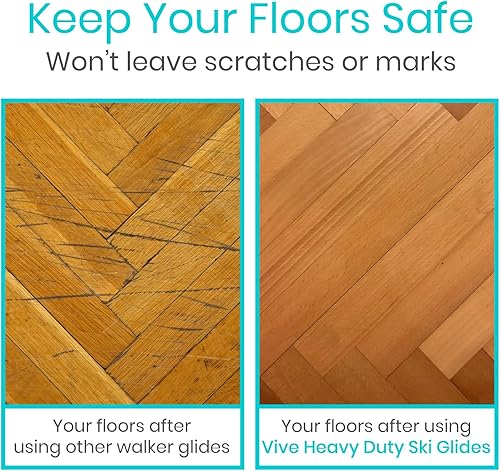 Miniatura 3 de Vive Walker - Juego de 4 fundas para esquiar, accesorios para pelotas de tenis para personas mayores, universales, resistentes, precortadas médicas