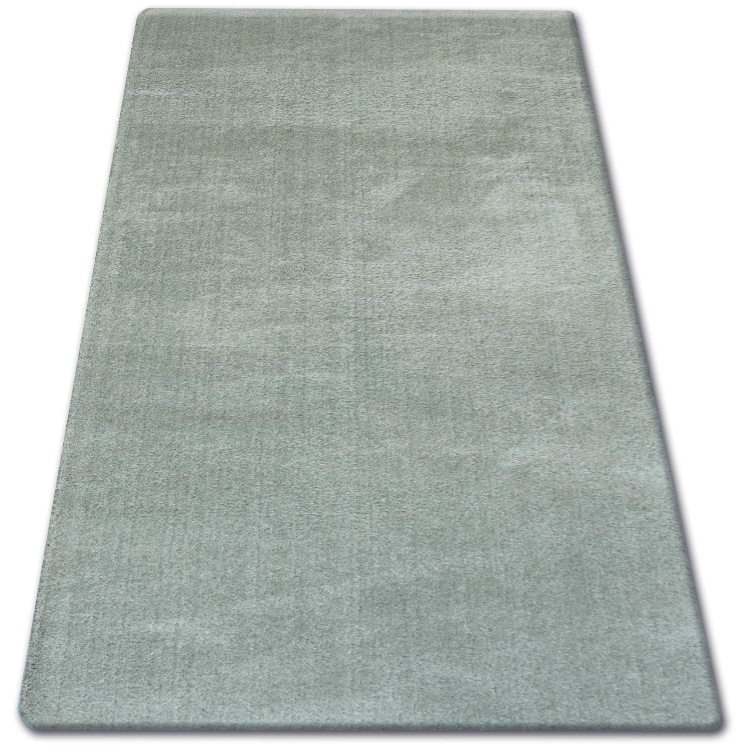 Tapis vert shaggy micro 240x330 cm d'une douceur luxueuse