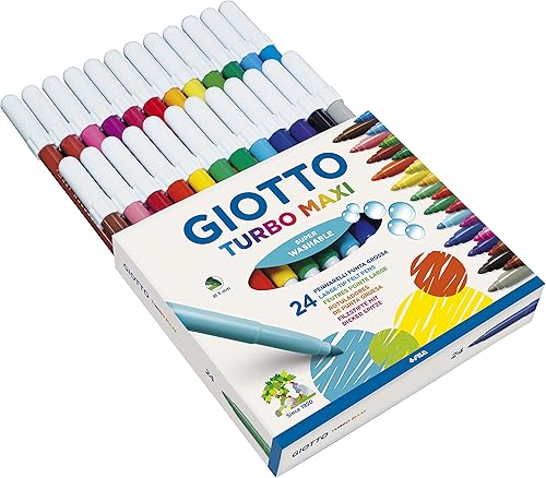 Miniatura 2 de ESTUCHE 24 ROTULADORES Giotto TURBO MAXI SUPERLAVABLES