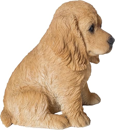 Miniatura 2 de Hi-Line Gift Ltd. Estatua de Cocker Spaniel color crema