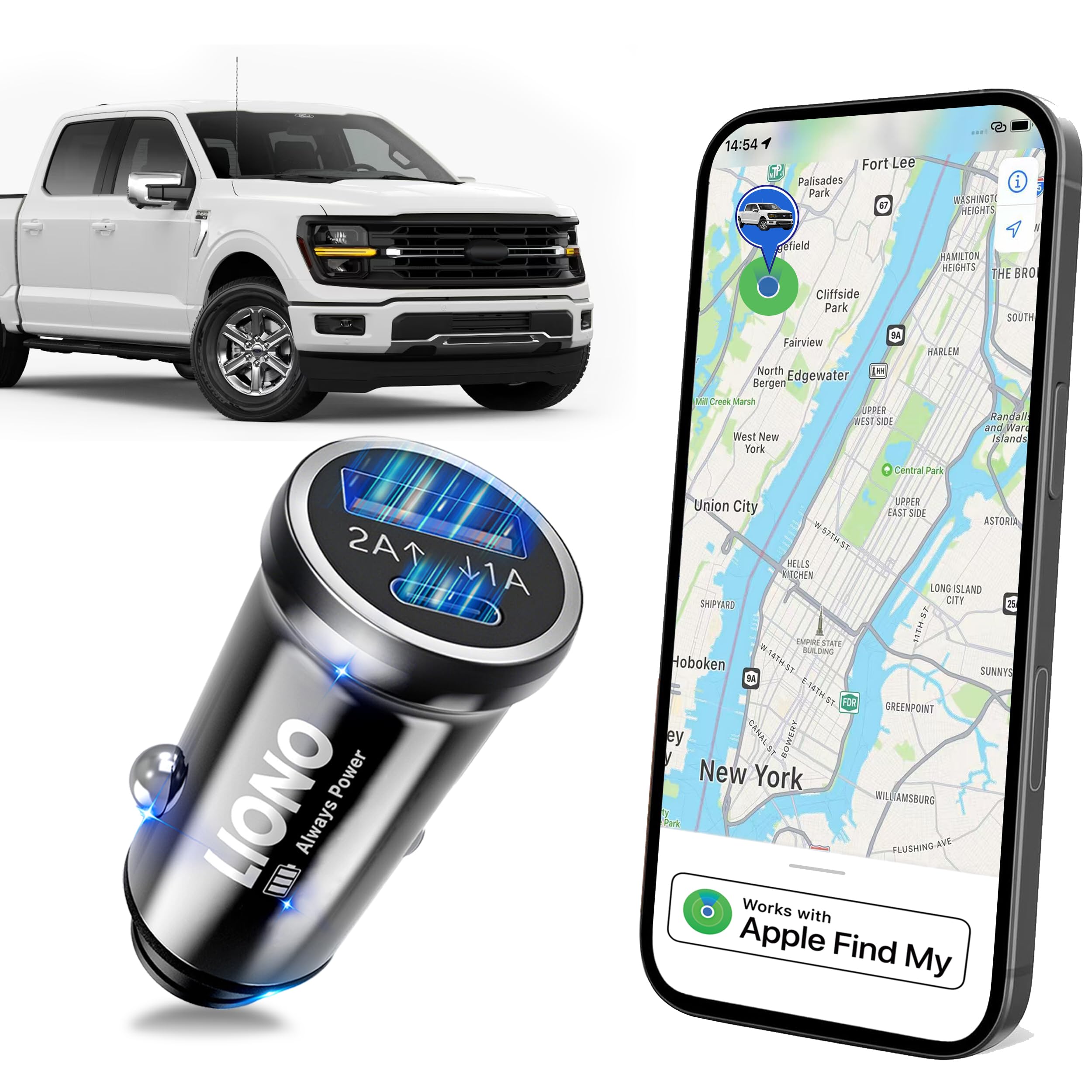 LIONO Car GPS Tracker & Charger