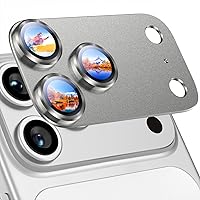 Vista 24 de Uyiton Protector de lente de cámara compatible con iPhone 17, no es fácil de romper, fuerte absorción, compatible con fundas, cubierta de pantalla
