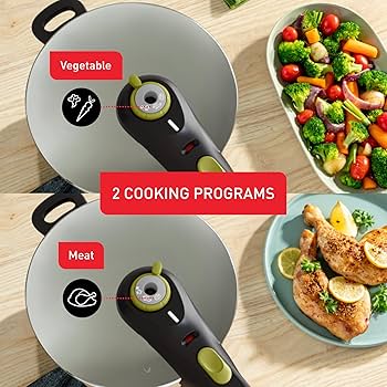 Amazon | (Silver, 1 - Pack) - Tefal Pressure Cooker Secure 5