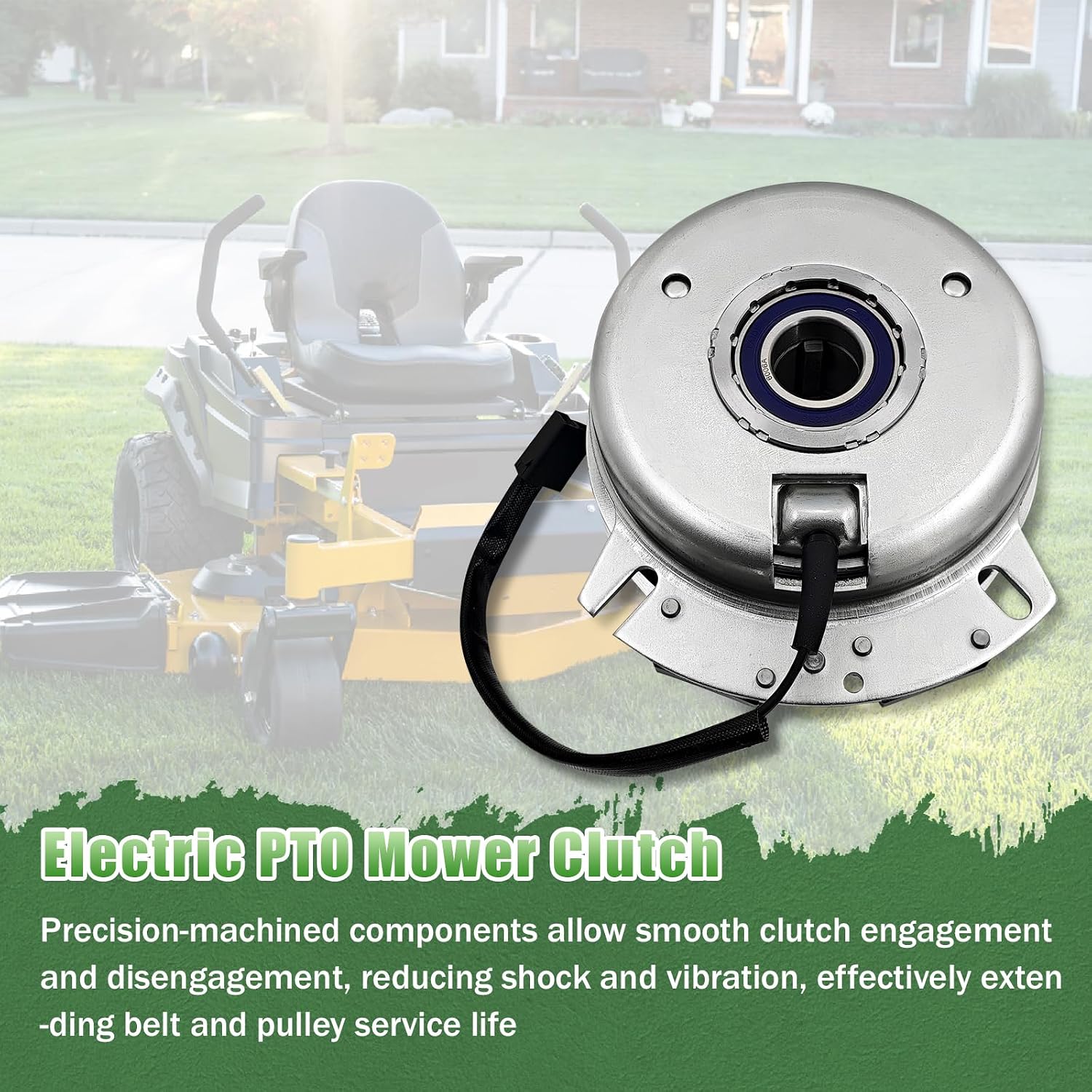 Mower PTO Clutch Fits for Hustler 605827K Fit for Warner 5219-193