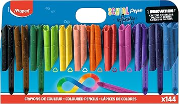 Maped ColorPeps Infinity Colored Pencils - No sharpening needed! - 144 Colors